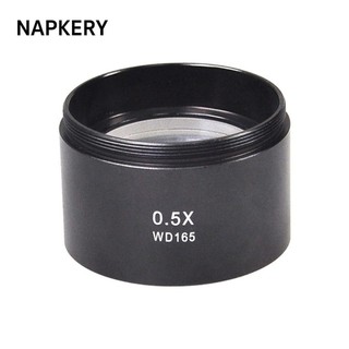  Kính lúp NAPKERY Kính quang học WD165 0.5X WD120 0.7X Kính hiển vi Mục tiêu phụ trợ Mục tiêu thanh khói chống dầu HD chất lượng cao bền bỉ 