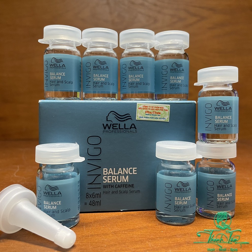 Tinh chất chống rụng Wella INVIGO Balance Serum Hair and Scalp Serum 8x6ml [ NL ]
