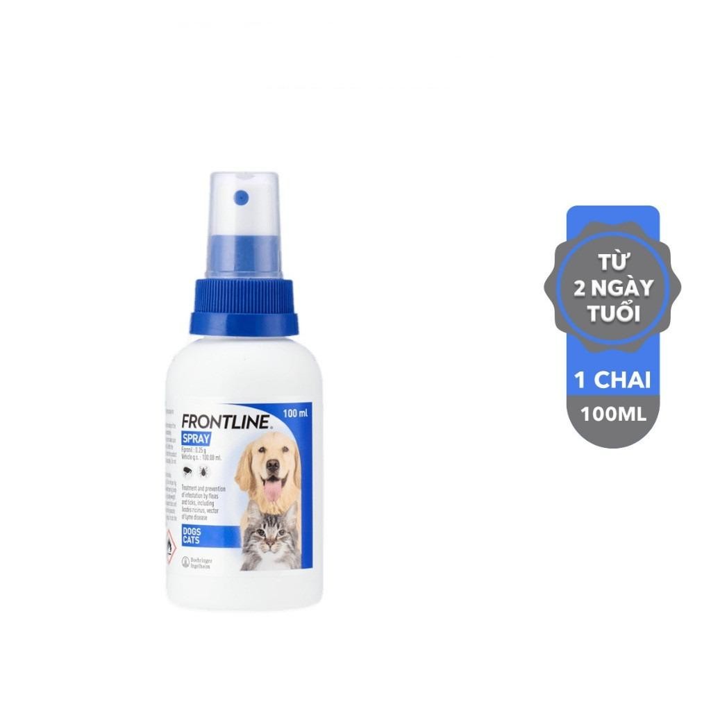 Frontline Spray - Chai xịt chuyên phòng & trị ve, rận, bọ chét dành cho chó, mèo từ hai ngày tuổi 10