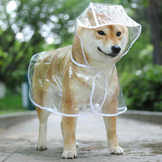 Áo mưa cho chó thân thiện với môi trường Đồ dùng cho thú cưng Áo mưa Poncho cho chó cưng trong suốt