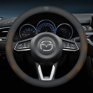 Bọc Vô Lăng Siêu Mỏng Ô Tô, Da Siêu Mỏng Chống Trơn Trượt Và Hút Mồ Hôi Cho Xe Mazda 2 3 CX5 CX30 CX8 Mazda2 6 5 CX9 BT50 Vỏ Vô Lăng Đa Năng Ô Tô Chất Lượng Cao