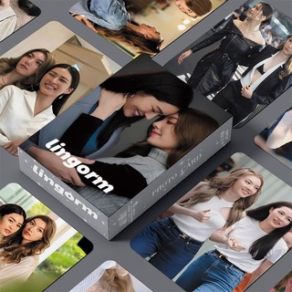 30-55 chiếc BUS Boun prem lovesick 2024 Photocards faye yoko lingorm Laser Hologram Lomo Card Orm Kornnaphat Lingling Sirilak Kwong Thái BL Cặp đôi TDrama diễn viên Bưu thiếp ba chiều