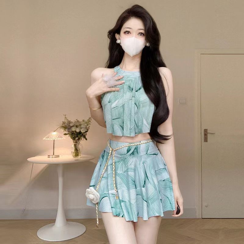 Đồ bơi bảo thủ in hai mảnh dành cho nữ | BigBuy360 - bigbuy360.vn