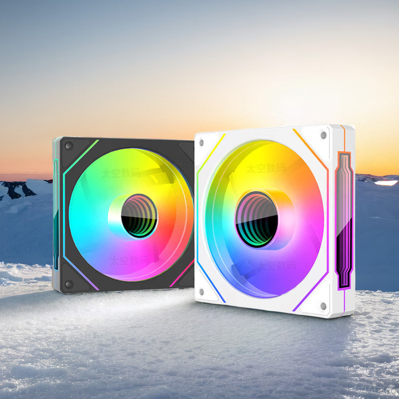 Hàng sẵn có Prism 4PRO Vỏ máy tính thế hệ thứ tư Làm mát Máy tính để bàn Vỏ máy tính Quạt làm mát 12