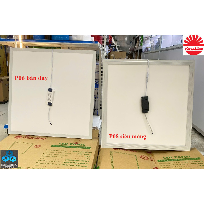 Tấm Đèn Led Panel lớn 60x60cm 50W Rạng Đông Ánh sáng trắng (600x600mm) - Giao xa - Hàng mới bảo hành