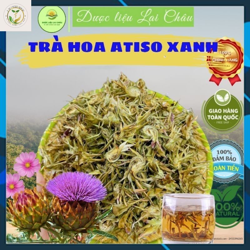 Hoa Atiso xanh Sa Pa sấy khô loại 1 thượng hạng, bông actiso Đà Lạt giúp tăng cường chức năng gan, đ