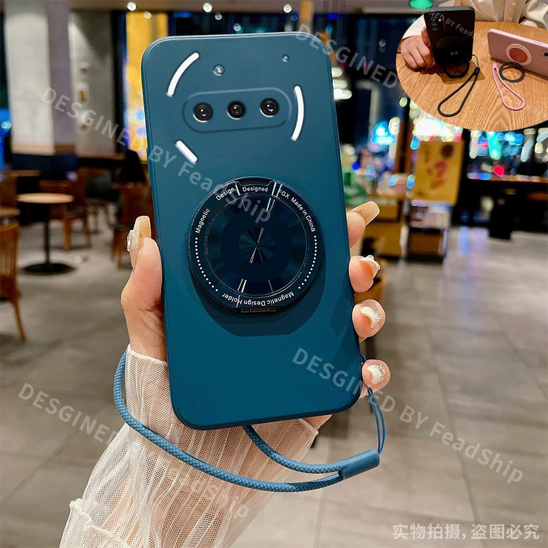 Vỏ điện thoại có giá đỡ từ tính cho Nothing Phone 3A Pro, vỏ silicone cho Nothing 3A, vỏ mềm có giá 