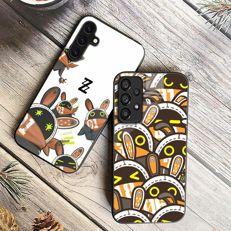 Ốp Điện Thoại Kính Cường Lực Zenless Zone Zero 03 Cho Samsung Galaxy A11 A14 A20 A30 A22 A32 A33 A34