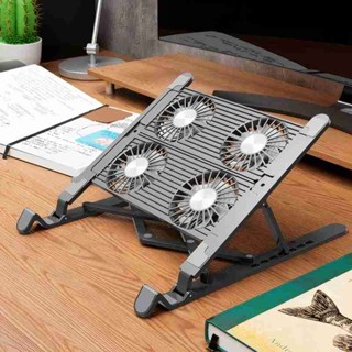 2025 Kệ LAPTOP MACBOOK kệ Tản Nhiệt Chất Lượng có Quạt USB LED Chạy Mạnh Êm kê laptop đế tản nhiệt laptop
