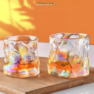  Cốc thủy tinh decor uống nước sáng tạo cốc xoắn ly thuỷ tinh uống whisky cao cấp MADIS 