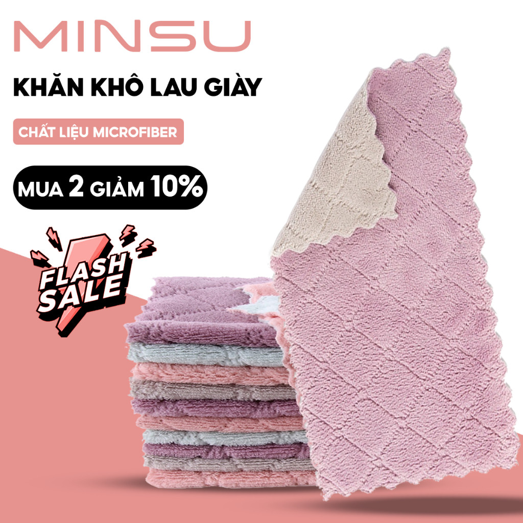 Khăn lau đa năng lau giày ép, lau bàn ghế, tủ đồ