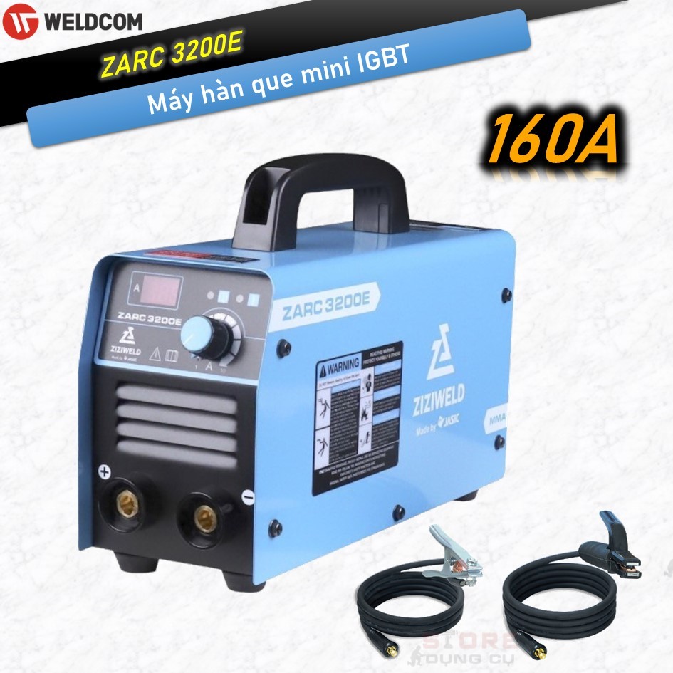 Máy Hàn Que ZIZIWELD  ZARC 3200E Hàn Que 2.5mm và 3.2mm Sử Dụng Công Nghệ Inverter IGBT Tiết Kiệm Đi