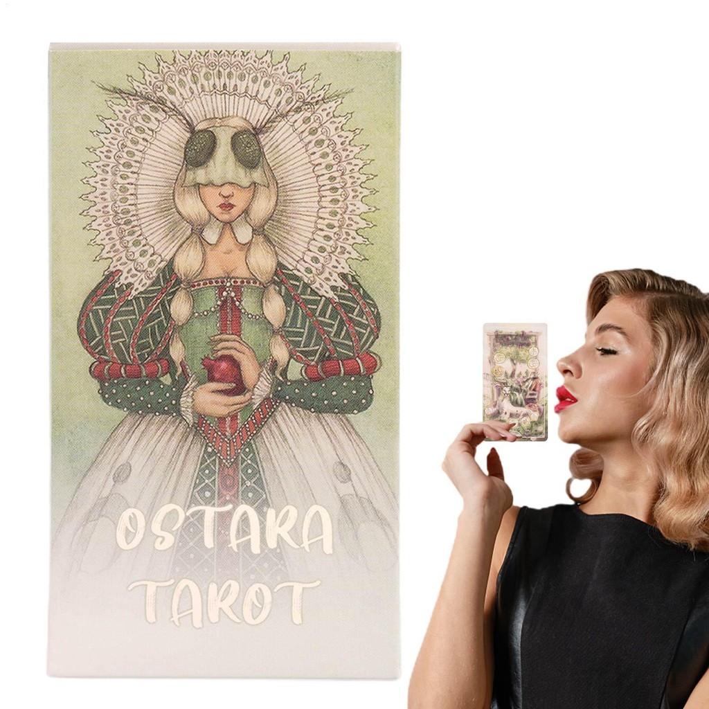 Fortune Telling Tarot Cards Ostara Tarot Bói toán Công cụ phiên bản tiếng Anh Bộ bài Tarot tiêu chuẩ