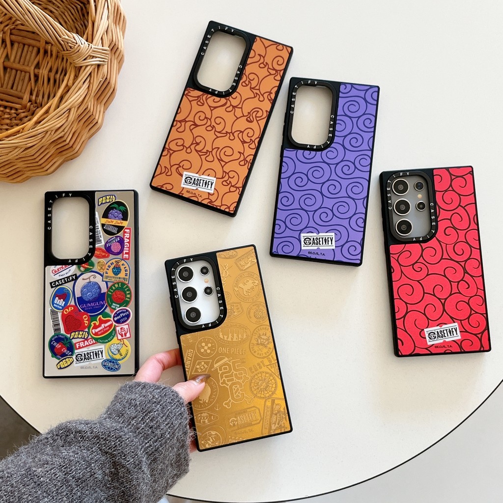 [One Piece] Ốp điện thoại gương từ tính CASETIFY thích hợp cho Samsung Galaxy S25 Ultra S24 Ultra S2
