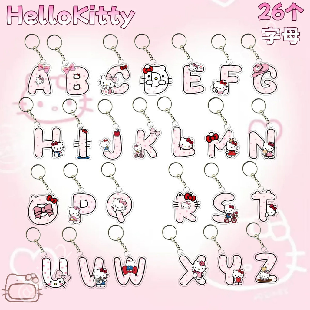Chữ Cái Tiếng Anh Móc Khóa Hello Kitty Móc Khóa Cặp Đôi Móc Khóa Lời Chúc Tốt Nhất Móc Khóa Người Bạn Quà Tặng Sinh Nhật