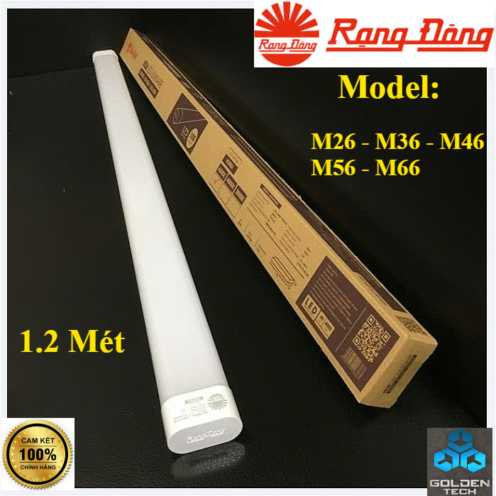 (Rạng Đông) Đèn Led bán nguyệt 40W 50W 60W 1m2 - Model M26 - M36 - M46 - M56 - M66 Ánh sáng 6500K