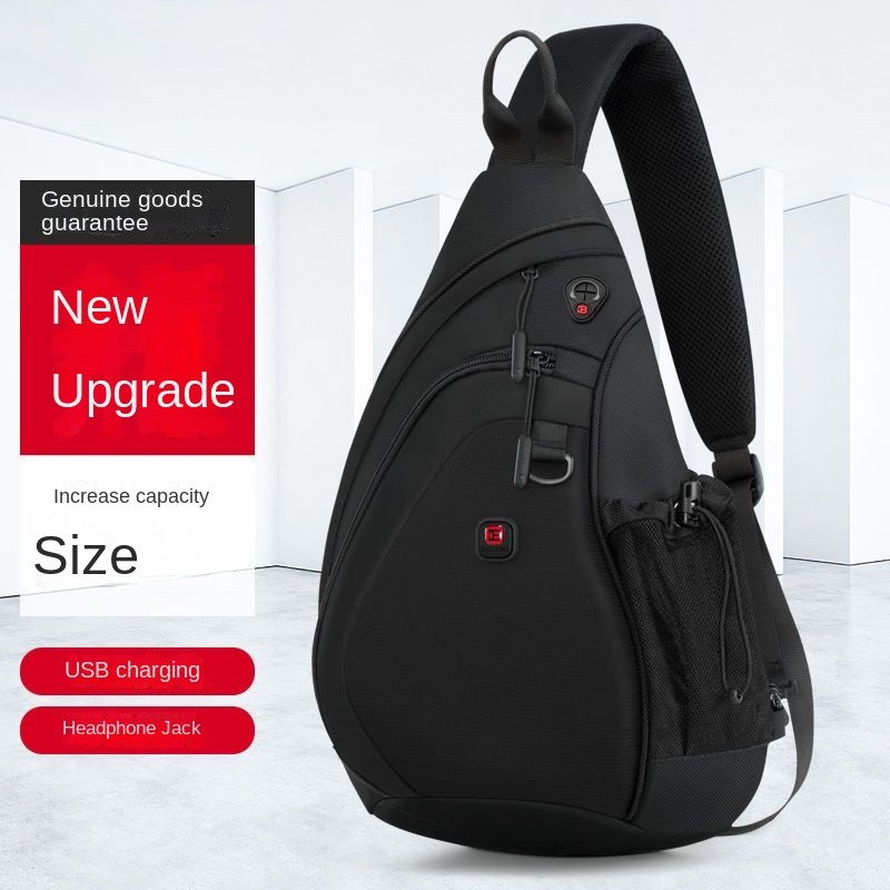 Men's Bag New Chest Bag Men's Crossbody Bag Casual Sports Versatile Small Bag Large Capacity Single 