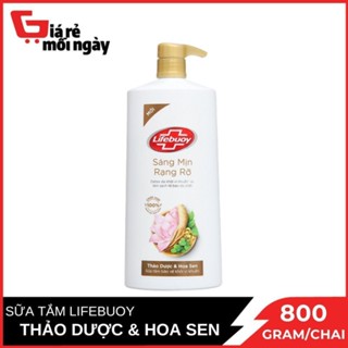 Sữa Tắm Lifebuoy Thảo Dược Hoa Sen (800g)