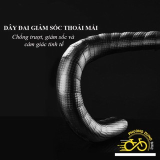 Dây quấn (Băng quấn) ghi đông xe đạp vân Carbon