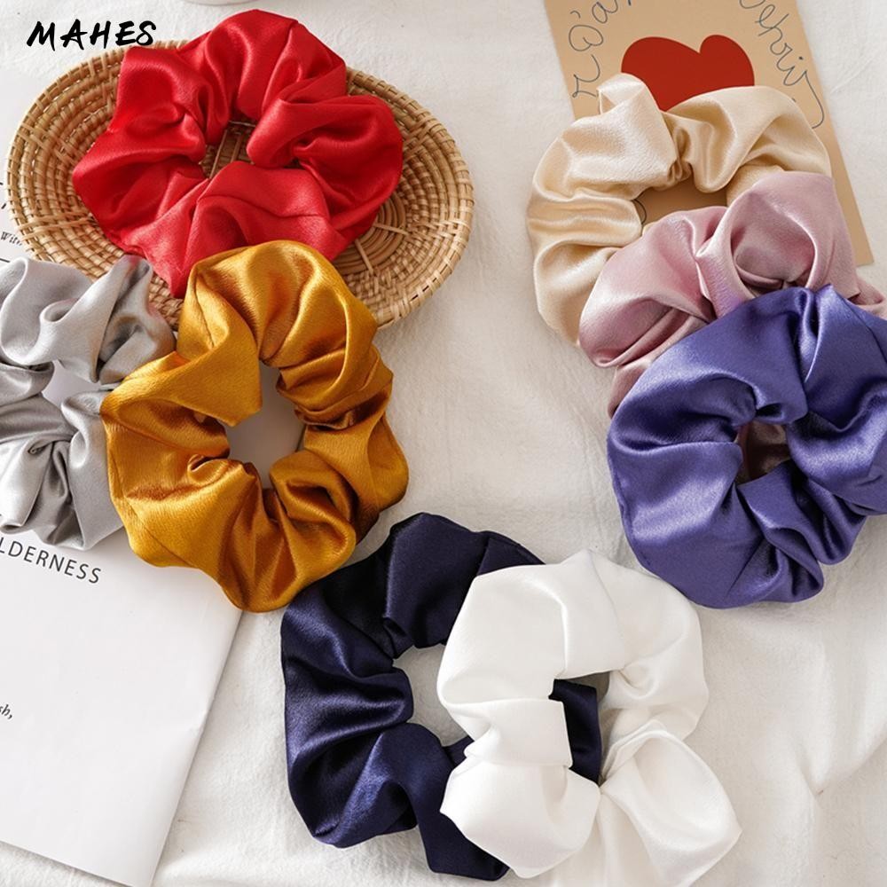 MAHES Thun cột tóc đuôi gà cho nữ dễ thương