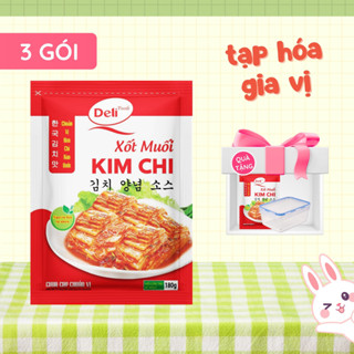 Combo 3 tặng 1 Sốt muối kim chi Hàn Quốc Deli Foods 180g, Gia vị làm kim chi Hàn Quốc chuẩn vị