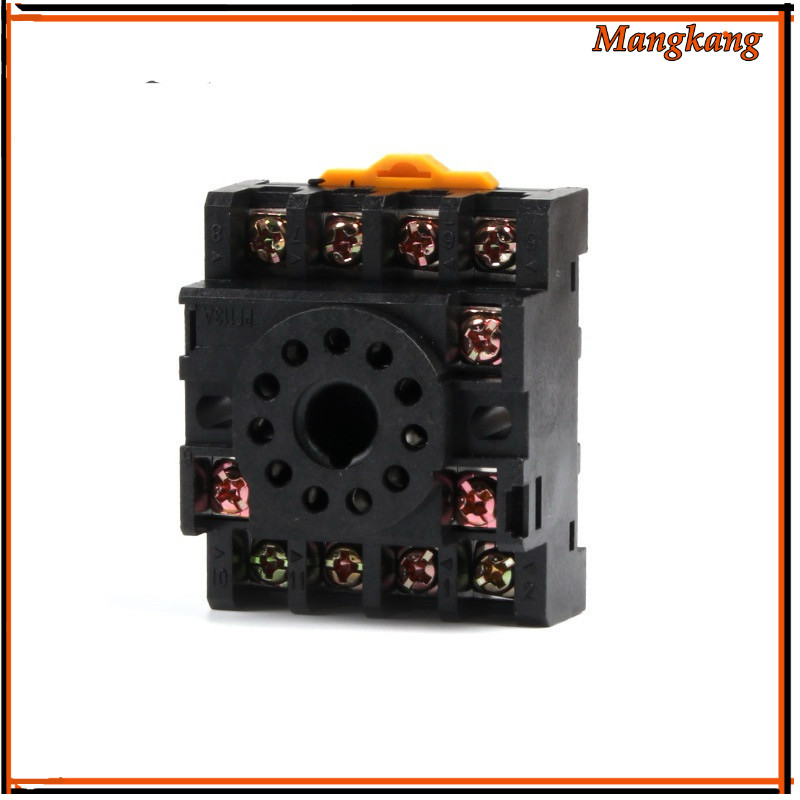 Mới Ổ cắm đế rơle PF113A 11 chân phích cắm hình tròn 11 chân