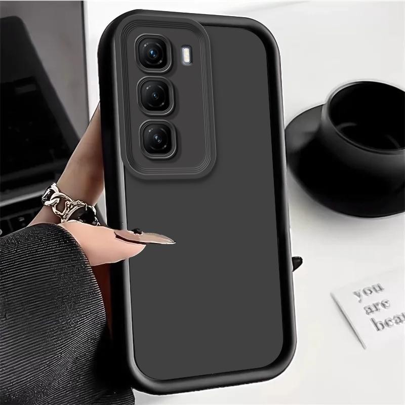Dành Cho Infinix Hot 50 Pro Plus Hot 50i Ốp Lưng Trọn Gói Matte Chống Rơi Bảo Vệ Silicon Mềm Vỏ Điện