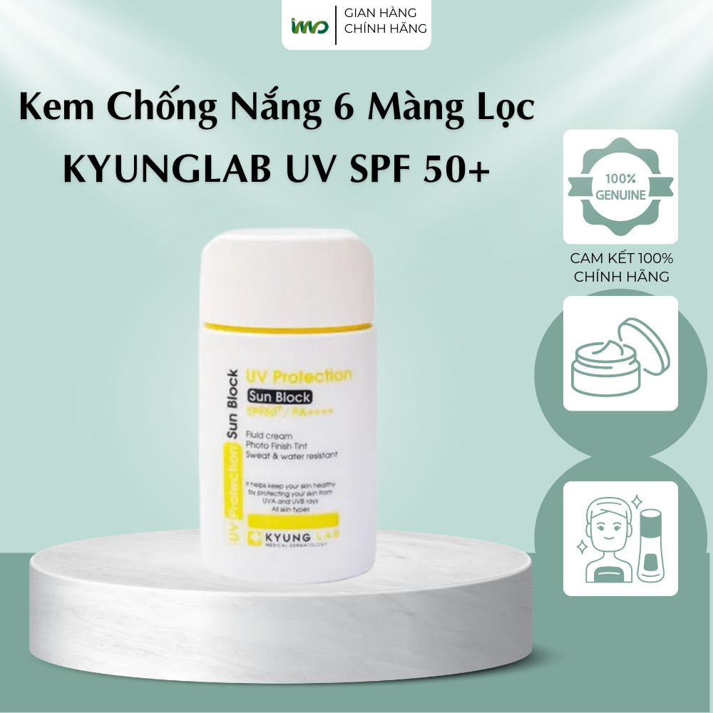 [TẶNG KEM DƯỠNG-HÀNG CHÍNH HÃNG] Kem chống nắng kyunglab, 6 màng lọc KyungLab UV Protection Sunblock