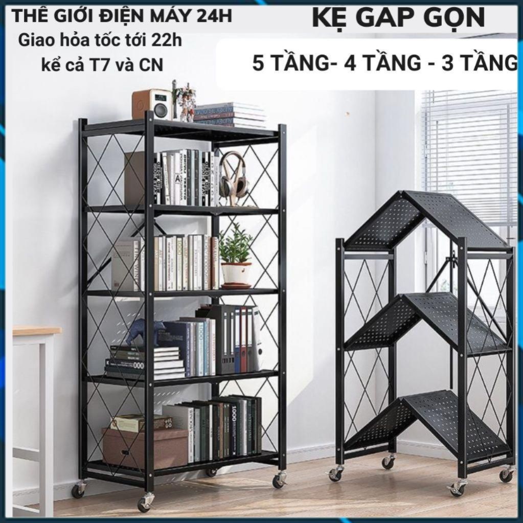 KỆ ĐỰNG ĐỒ CAO CẤP  - KỆ SẮT ĐA NĂNG  5 TẦNG - 4 TẦNG - 3 TẦNG  - CÓ BÁNH XE -CHỊU LỰC 200 KG - 6688