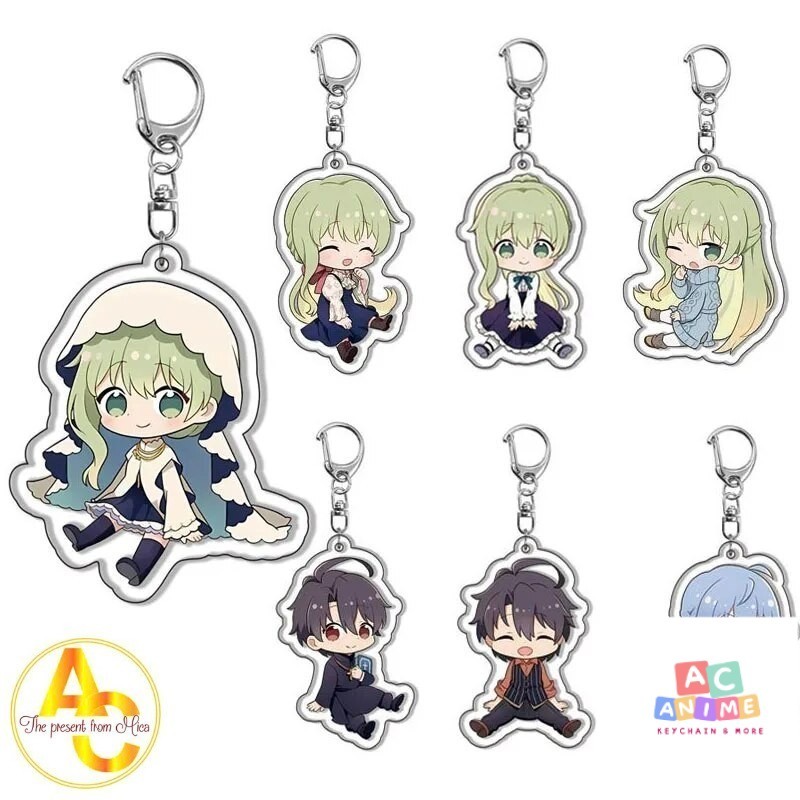 Móc khóa Saint Cecilia and Pastor Lawrence Anime Cute Acrylic Figure Cecilia a01 Phụ kiện trang trí 