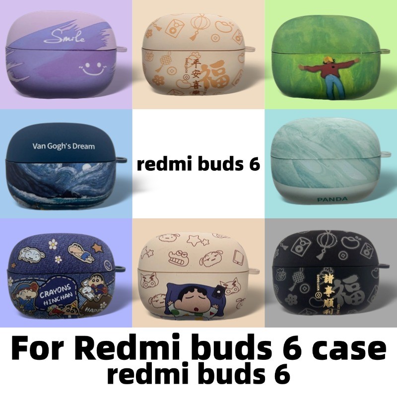 Dành cho Xiaomi Redmi Buds 6 Pro Vỏ tai nghe chống sốc Xiaomi Redmi Buds 6 Vỏ silicon chống sốc