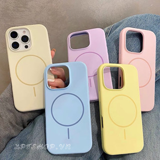 Ốp Điện Thoại Silicon Lỏng Từ Tính huiwanju Cho iPhone 16 Pro Max 16 Pro 16 Plus 15 Pro Max 14 13 12 11 Pro Max Vỏ Bảo Vệ Chống Sốc