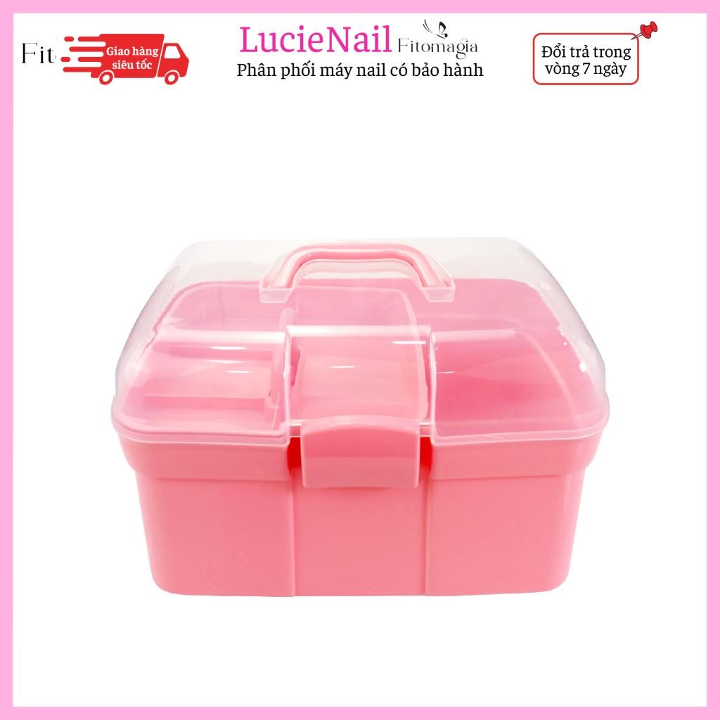 Cốp Đựng Đồ Nails - Hộp Đựng Nail Bằng Nhựa Chuyên Dụng