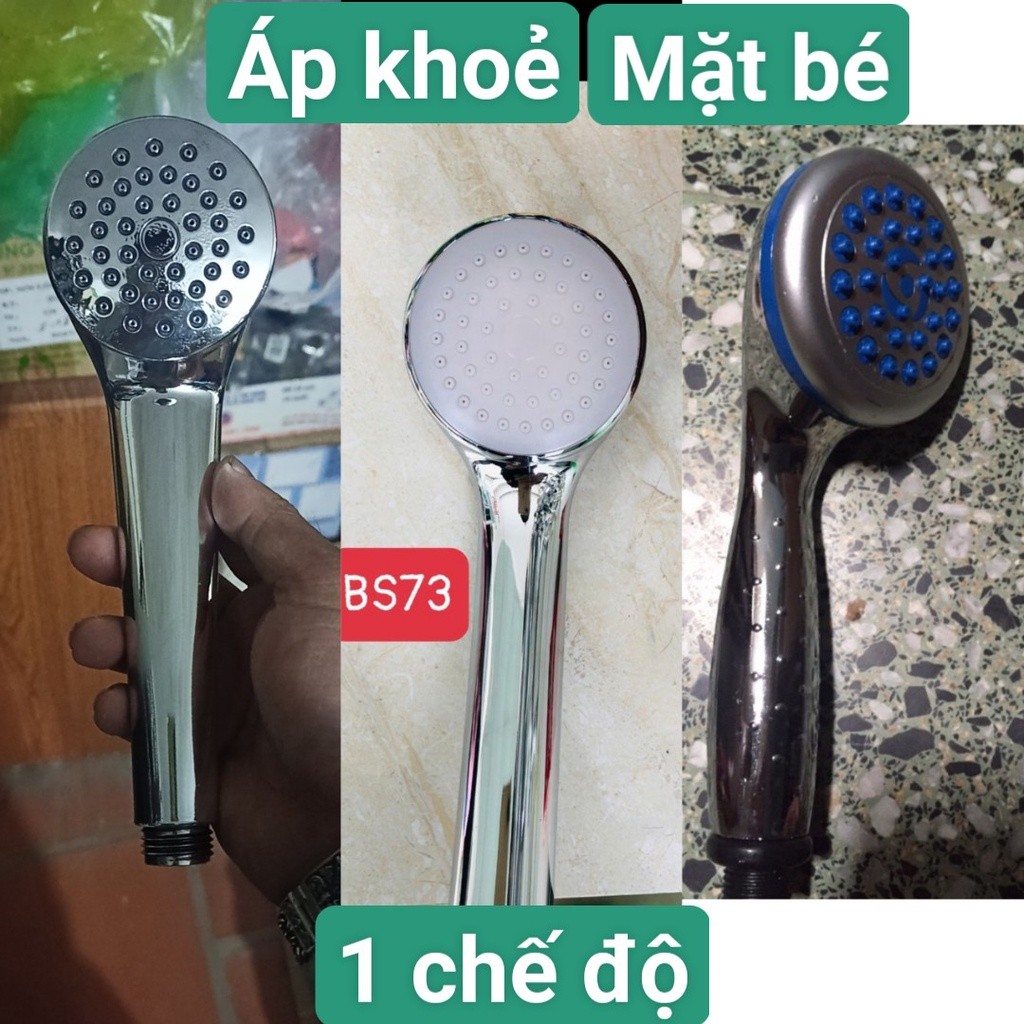 Vòi hoa sen DG tia nước to , tăng áp 50 % chịu nước nóng có 1 chế độ nước