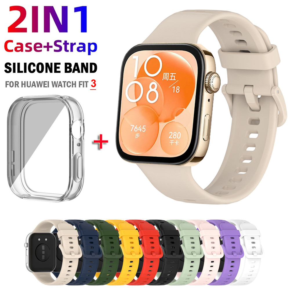 Dây đeo thay thế cho Huawei Watch Fit 3 dây đeo Phụ kiện silicon Dây đeo đồng hồ cho Huawei Fit 3