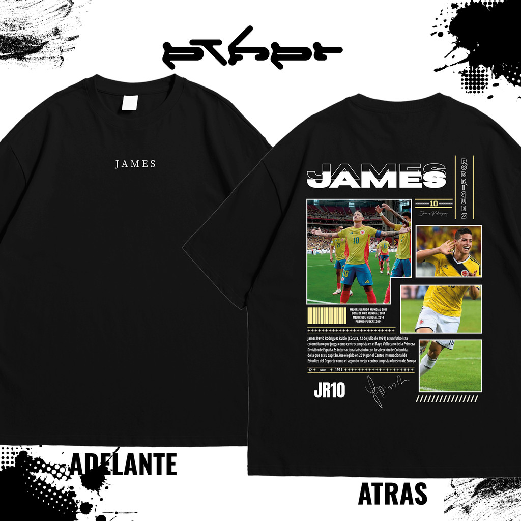 Áo thun ngôi sao bóng đá JAMES RODRIGUEZ-LEYENDA