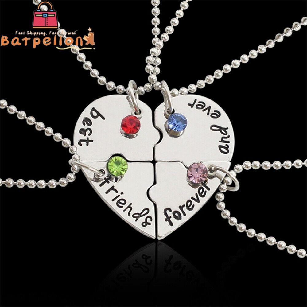 BARPELLON 4 Bff Friend Vòng cổ tình yêu Người bạn thân nhất Vòng cổ nữ