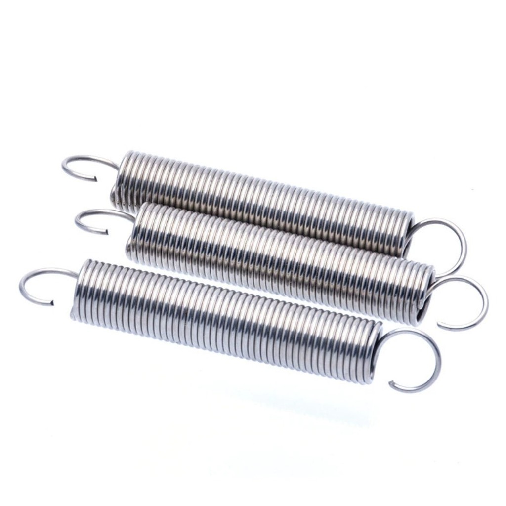 Lò xo căng thẳng inox 304 d = 0,4mm, OD4mm, L = 15 ~ 120mm lò xo căng thẳng có móc, áp dụng cho cửa 