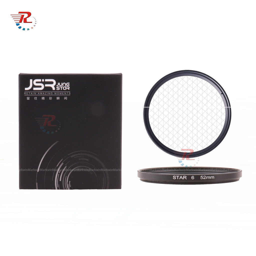 Bộ lọc sao 52mm Star6 Point Line Star Cross Lens Filter cho tất cả các máy ảnh có ống kính 52mm