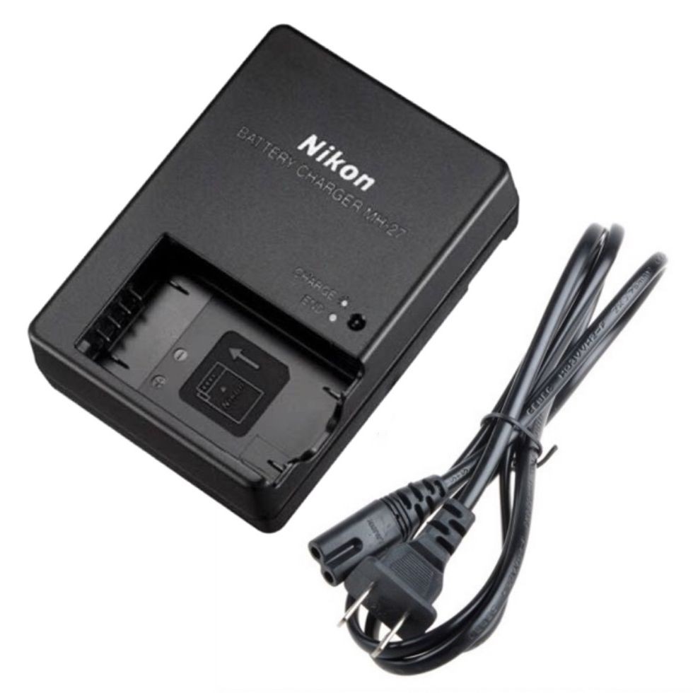 Bộ sạc Nikon MH-27 MH27 cho máy ảnh EN-EL20 Pin J1 J2