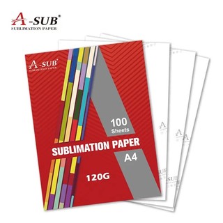 Giấy In Chuyển Nhiệt A4 A-Sub 120g 100gsm 100 Tờ Dùng In Chuyển Nhiệt Vật Liệu Ly Sứ Quần Áo Vải 