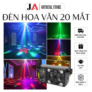 Đèn Led Sân Khấu Hoa Văn Đặc Biệt 20 Mắt Bản Nâng Cấp Mới Nhất Dành Cho Quán Bar, Vũ Trường, Karaoke, Phòng Bay (JA OFFI
