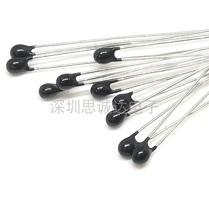 MF52A B: 3950K 1K 5K 10K 50K 100K NTC Điện trở nhiệt 1% 5% Mụn đầu đen / Đầu diêm