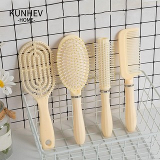 Lược đệm khí KUNHEV, Lược túi khí chống tĩnh điện chăm sóc tóc da đầu, Lược chải tóc uốn tóc dễ thương Lược chải tóc xoăn dài dành cho nữ