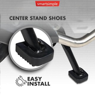  Smartsimple Cao Su Xe Máy Bên Đứng Miếng Lót Nối Dài Xe Tay Ga Xe Đạp Chân Đế Mở Rộng Chân Tấm Hỗ Trợ Chống Trượt Mở Rộng Đế R8W1 