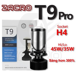 Đèn led bi cầu mini T9 2025 Đèn Pha Led Bi Cầu T9 Pro LED H4 Bản Cho Xe Máy Bóng đèn led ô tô