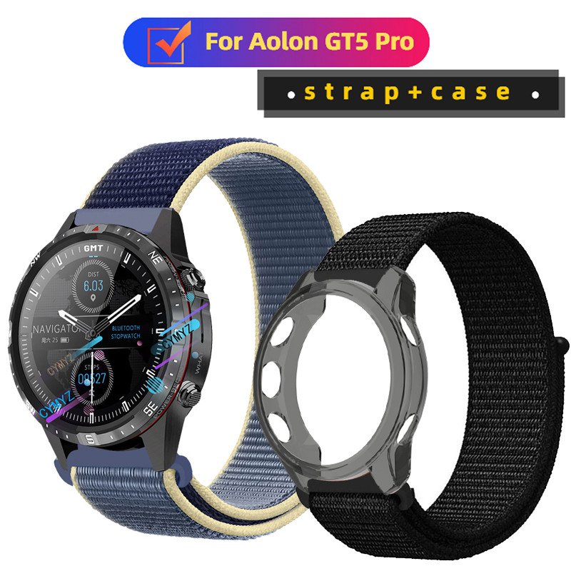 Ốp lưng Aolon GT5 Pro Bảo vệ màn hình Dây đeo Aolon GT5 Pro Dây đeo Nylon cho Aolon GT5 Pro Dây đeo 