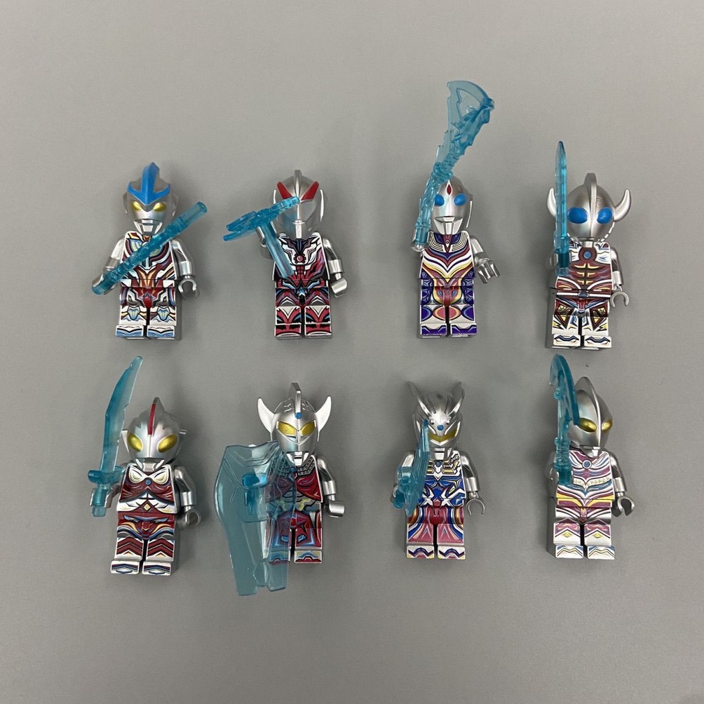 Tương thích với Lego Ultraman Phantom Ninja Universe Heroes Trẻ em Khối xây dựng Godzilla Đồ chơi cậ