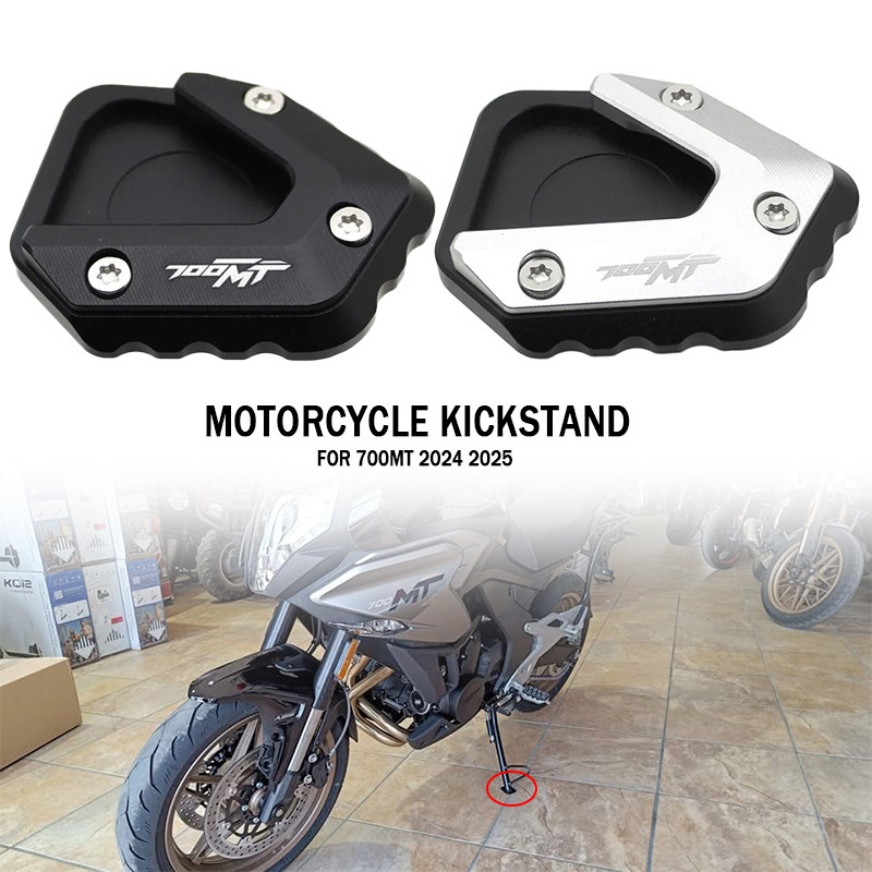 Xe Máy 700MT Chân Đế Chân Bên Đứng Mở Rộng Phóng To Tấm Miếng Lót Phần Cho CFMOTO CF MOTO 700 MT 700