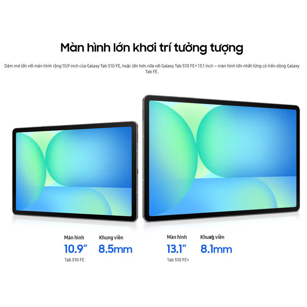 Máy tính bảng Samsung Galaxy Tab S10 FE Wifi/5G - Hàng chính hãng | BigBuy360 - bigbuy360.vn